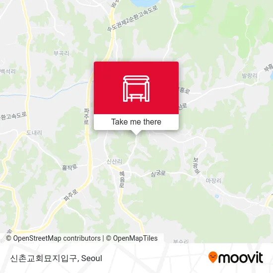 신촌교회묘지입구 map