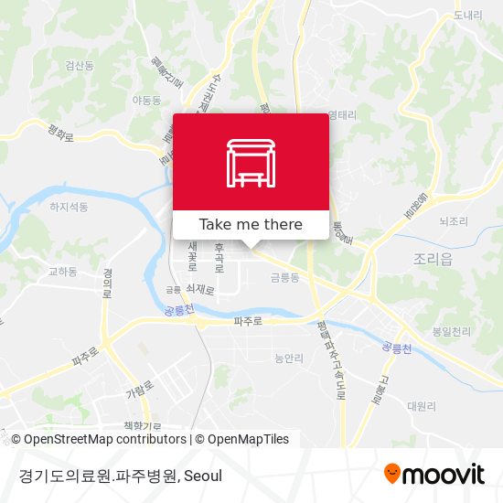 경기도의료원.파주병원 map