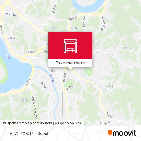 두산위브아파트 map