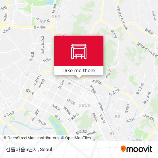 산들마을5단지 map