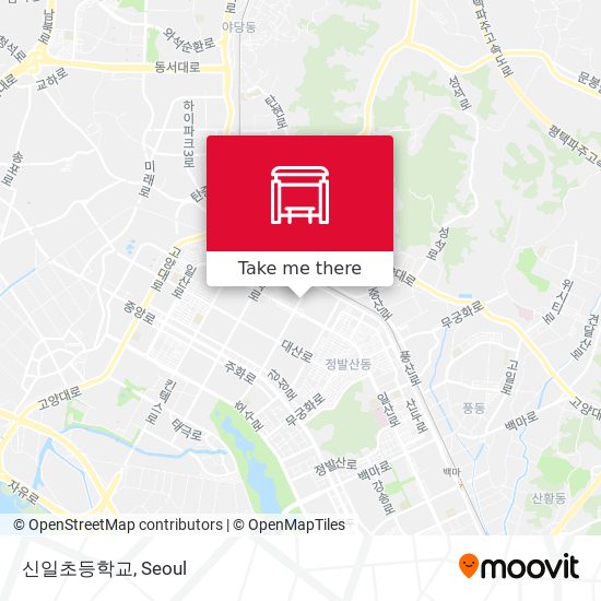 신일초등학교 map