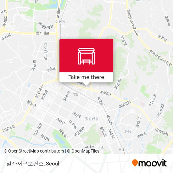 일산서구보건소 map