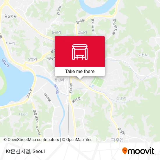 Kt문산지점 map