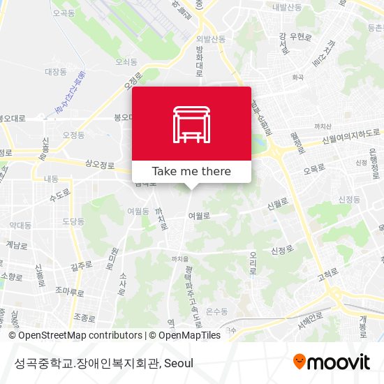 성곡중학교.장애인복지회관 map