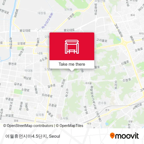 여월휴먼시아4.5단지 map