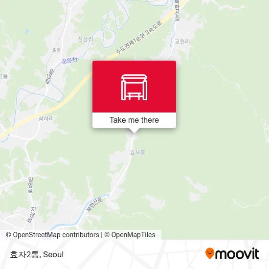 효자2통 map