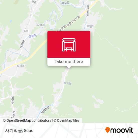 사기막골 map
