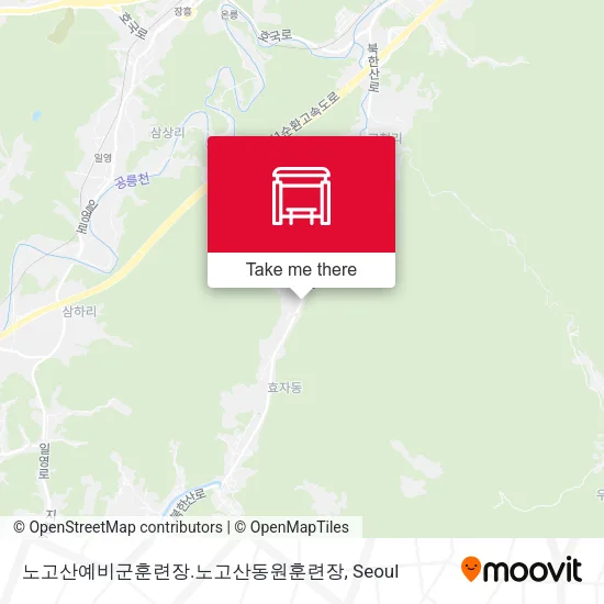 노고산예비군훈련장.노고산동원훈련장 map