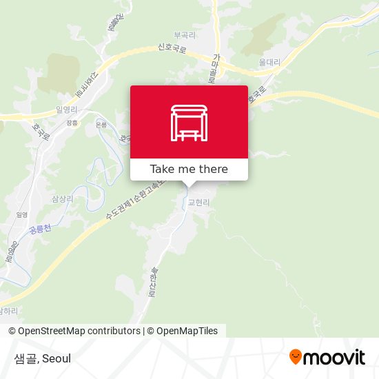 샘골 map
