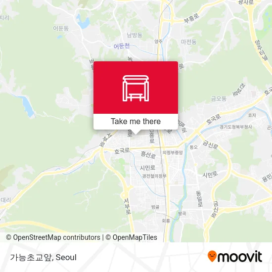 가능초교앞 map