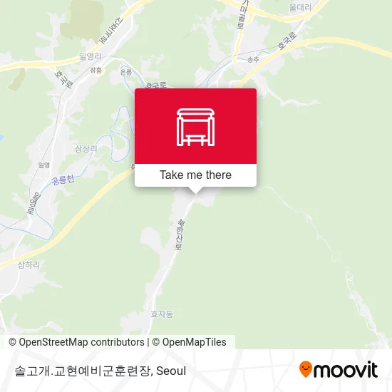 솔고개.교현예비군훈련장 map