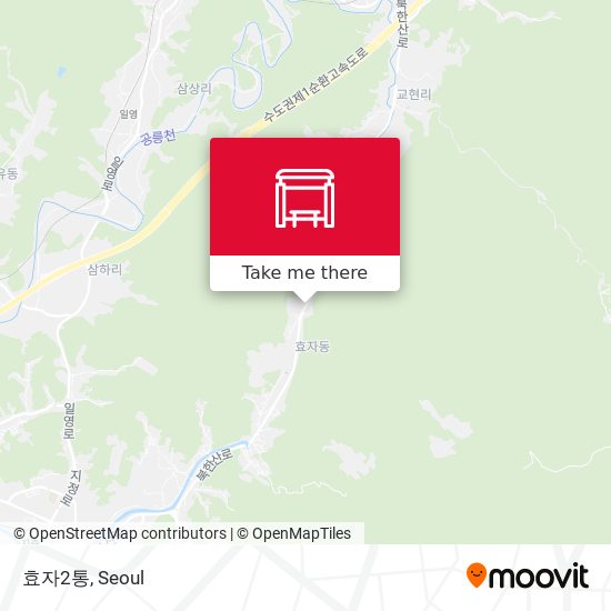 효자2통 map