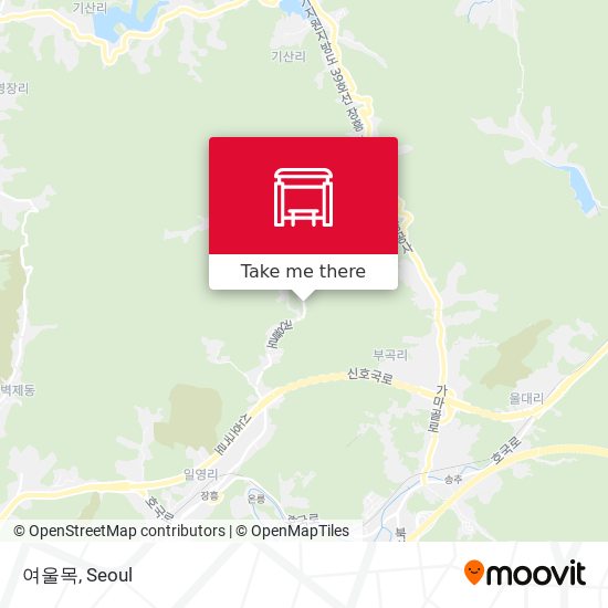 여울목 map