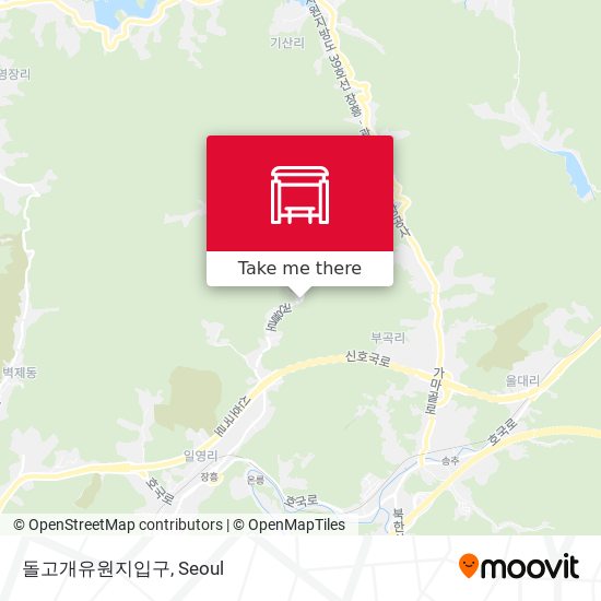 돌고개유원지입구 map