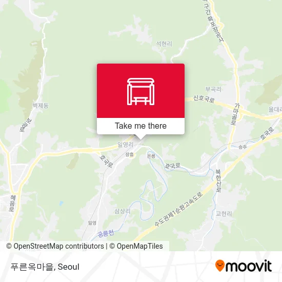 푸른옥마을 map