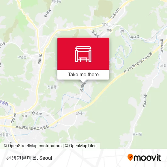 천생연분마을 map