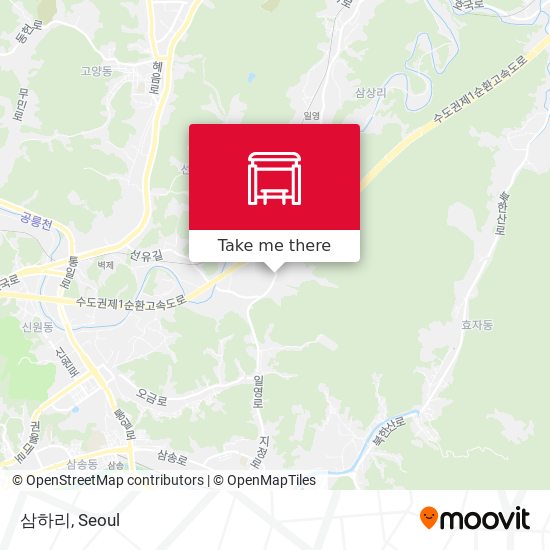 삼하리 map