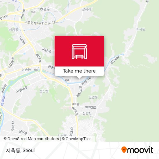 지축동 map