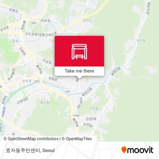 효자동주민센터 map