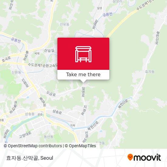 효자동.산막골 map