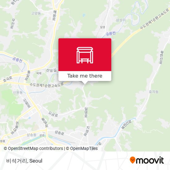 비석거리 map