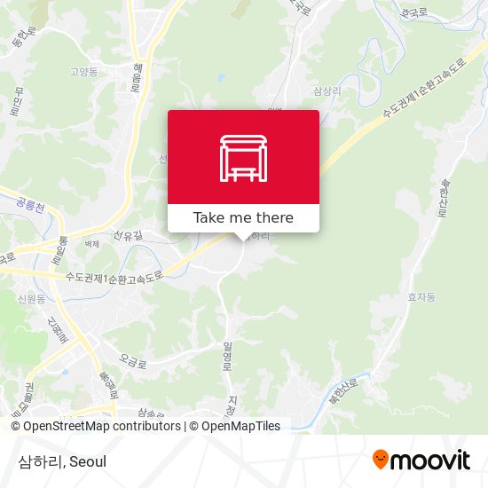 삼하리 map