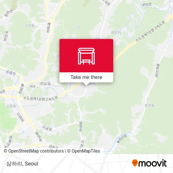 삼하리 map