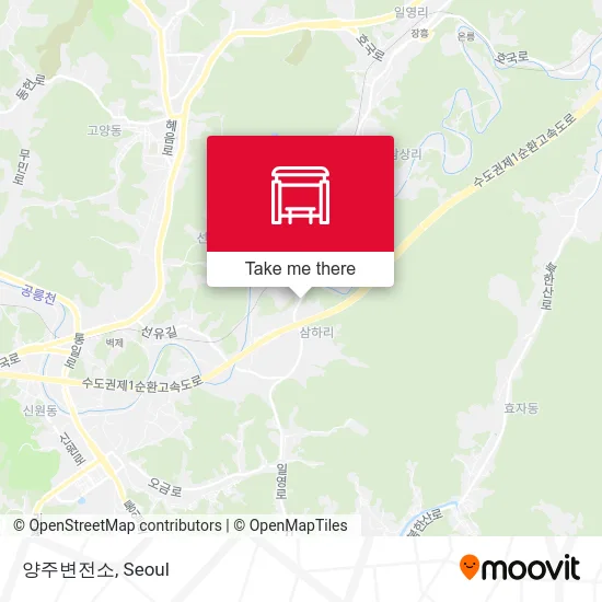 양주변전소 map