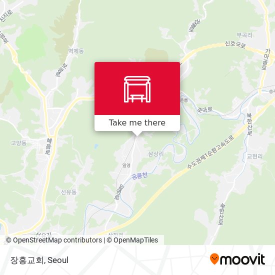 장흥교회 map