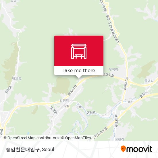 송암천문대입구 map