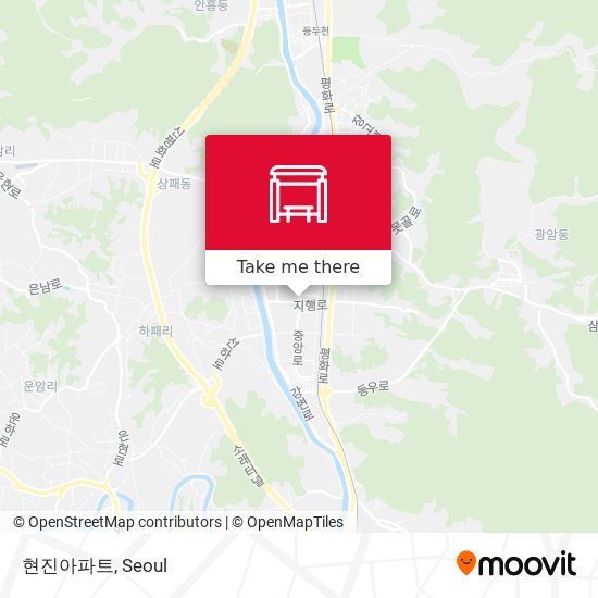 현진아파트 map