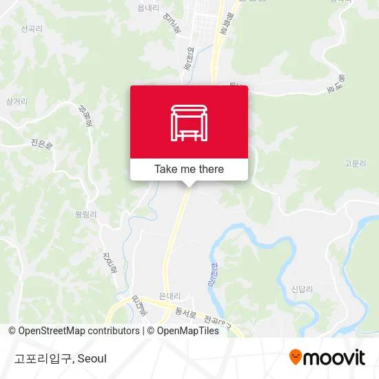고포리입구 map