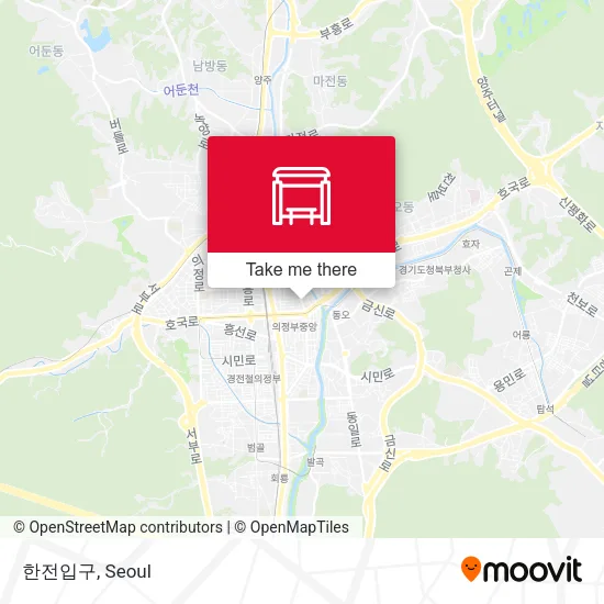 한전입구 map
