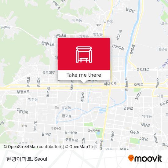 현광아파트 map