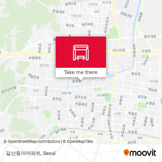 갈산동아아파트 map