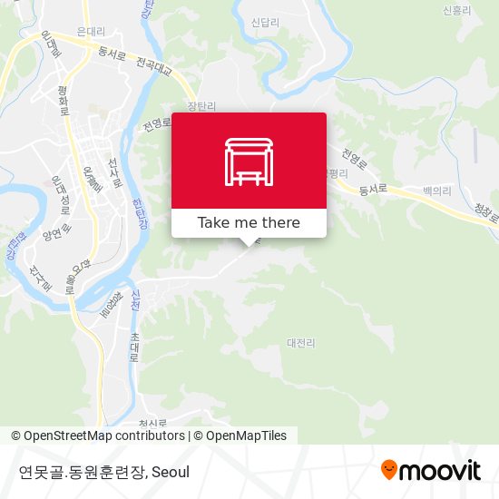 연못골.동원훈련장 map