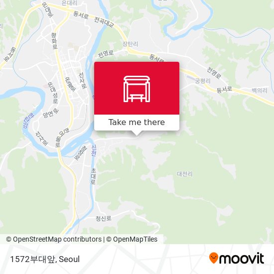 1572부대앞 map