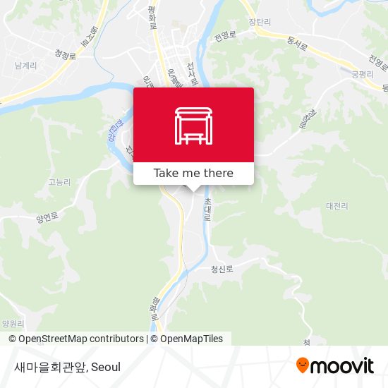 새마을회관앞 map