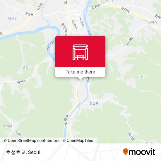 초성초교 map
