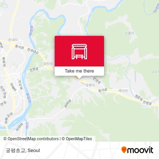 궁평초교 map