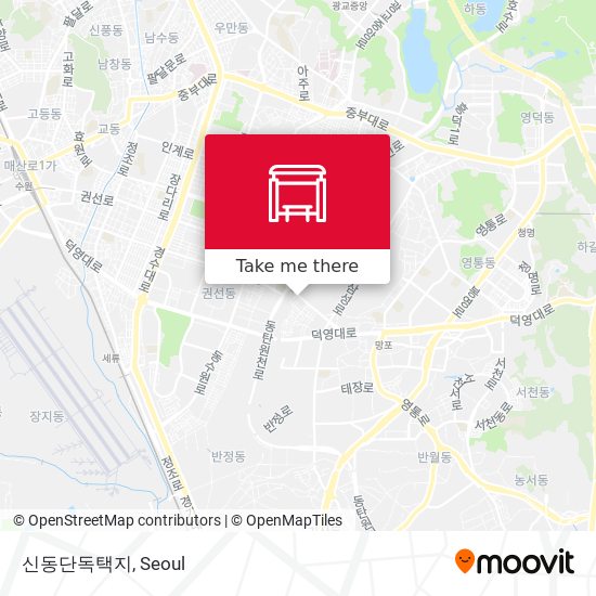 신동단독택지 map