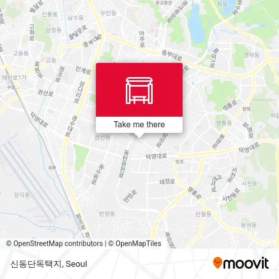 신동단독택지 map