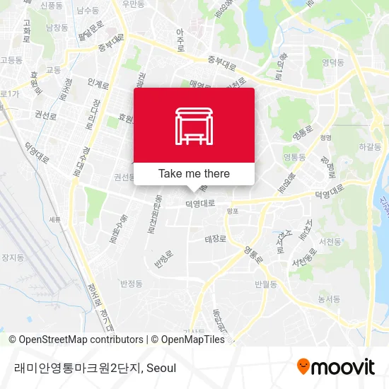 래미안영통마크원2단지 map