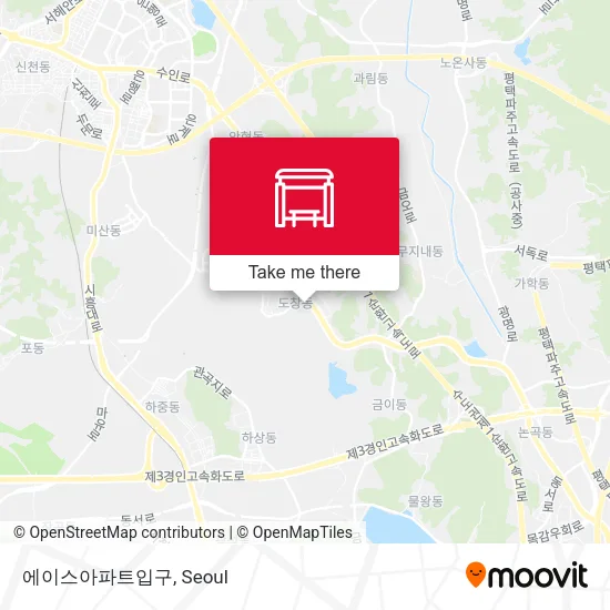 에이스아파트입구 map
