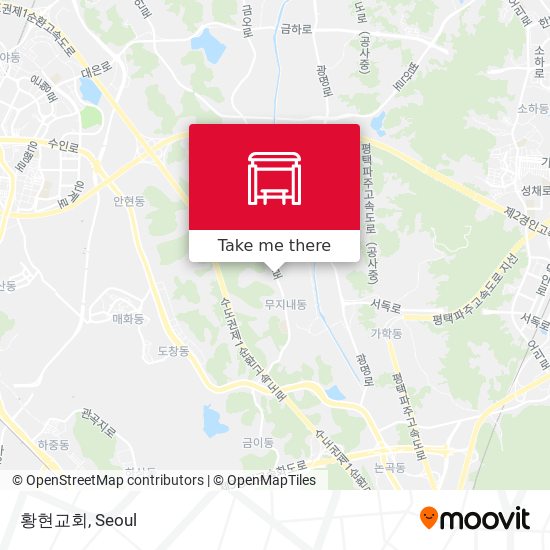 황현교회 map