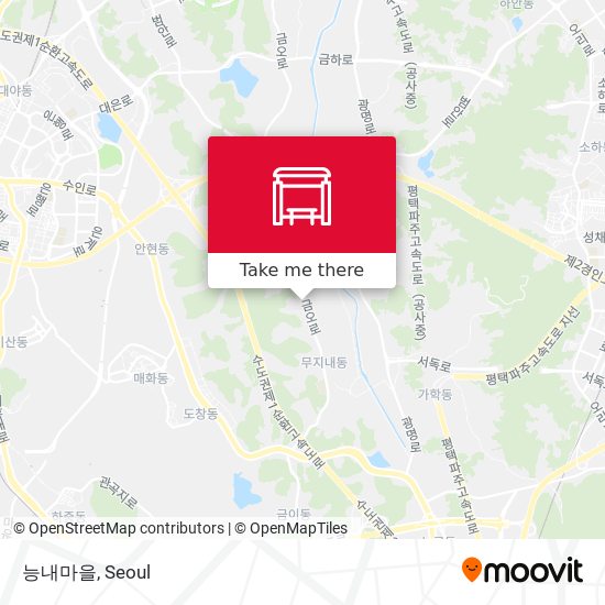 능내마을 map