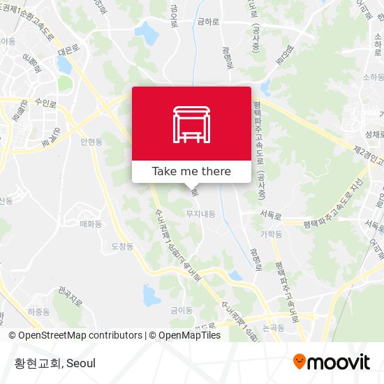 황현교회 map
