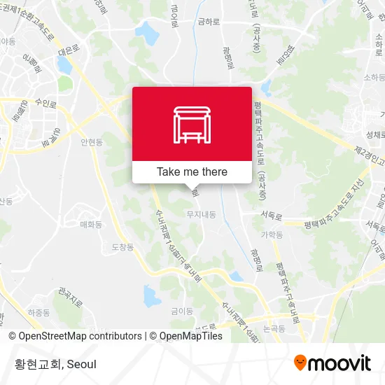황현교회 map