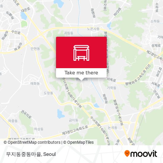 무지동중동마을 map