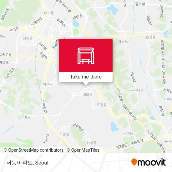서능아파트 map